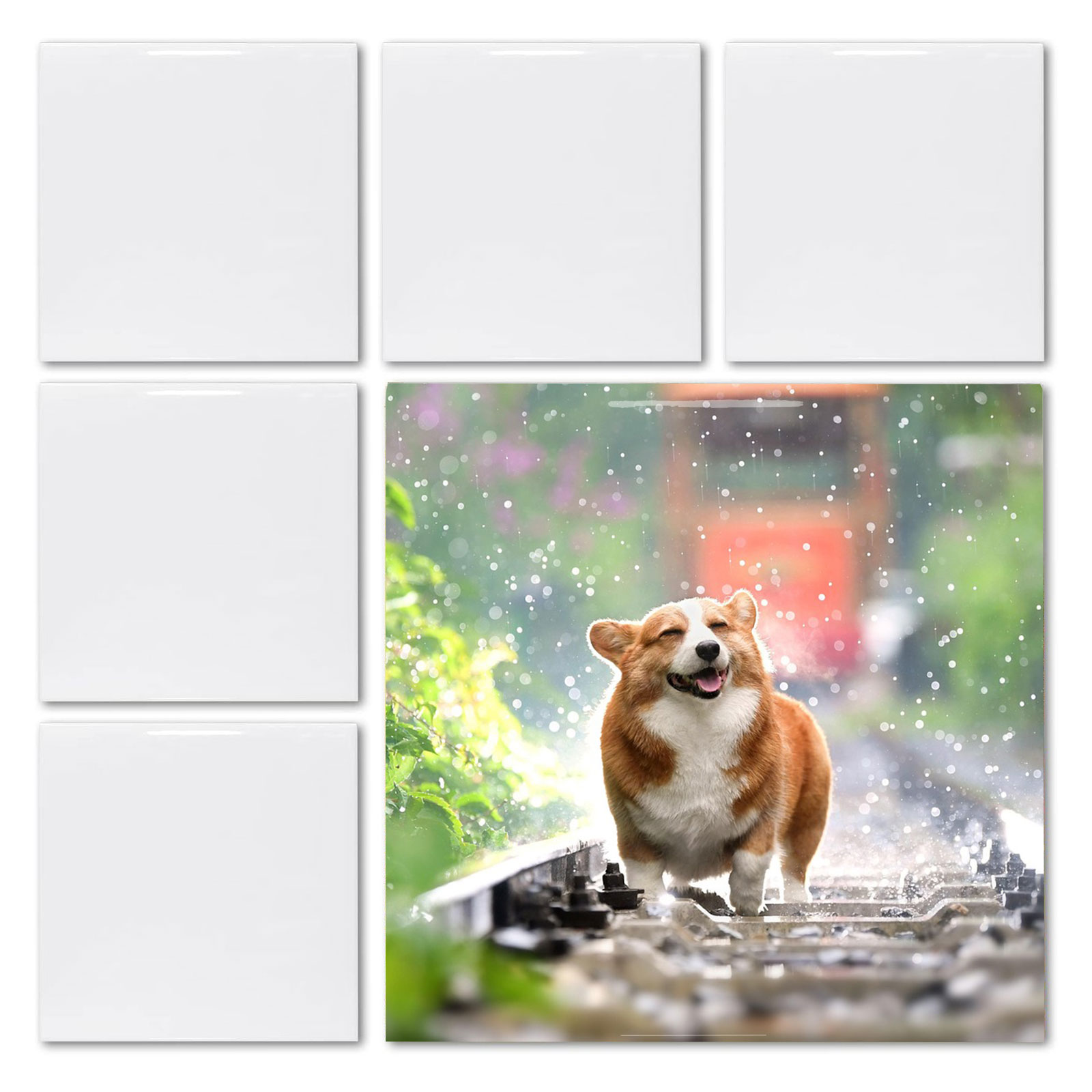 Ceramic Tile Blank - 20 stuks 4,25