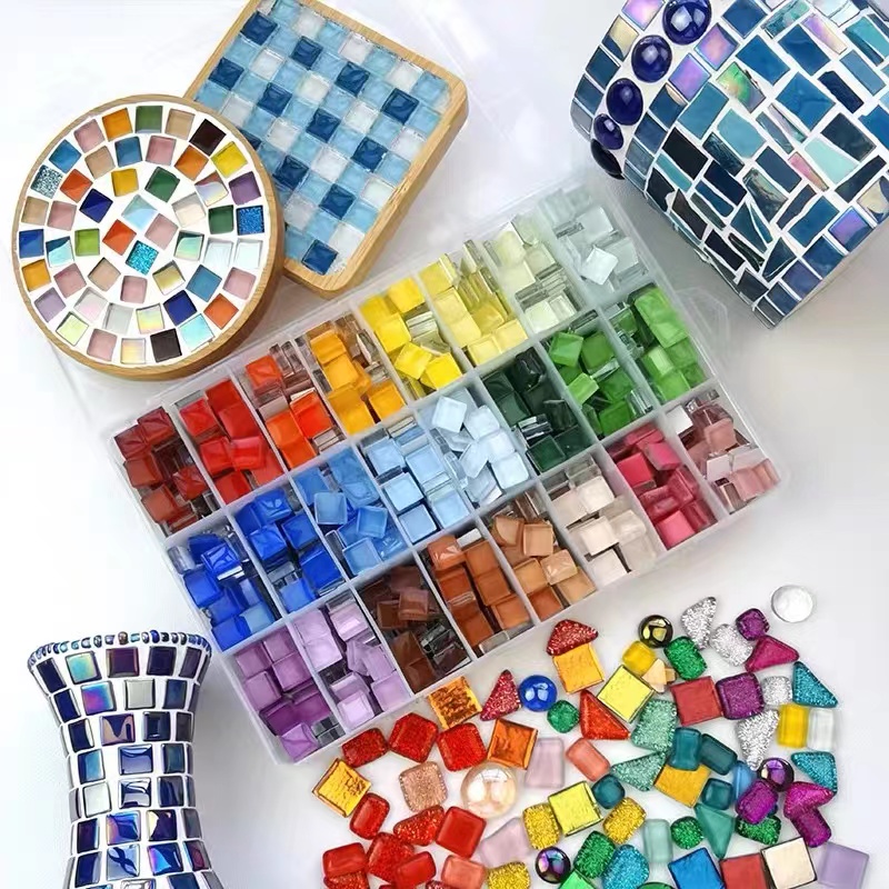 Ceramic Tile Blank - DIY keramiek mozaïek glas 50 stuks
