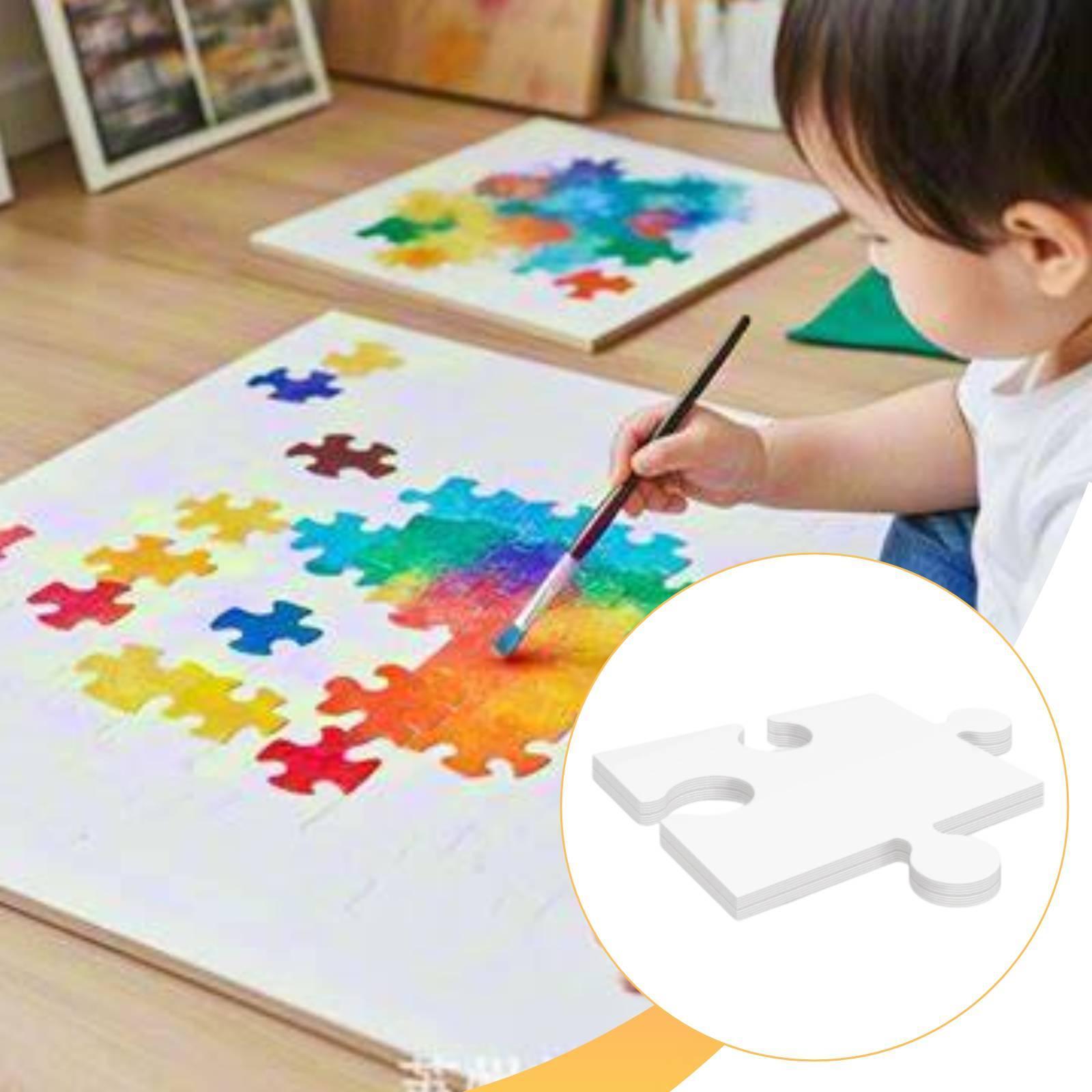 24x Witte Kartonnen Lege Puzze - Puzzle Blank White recensie en prijs