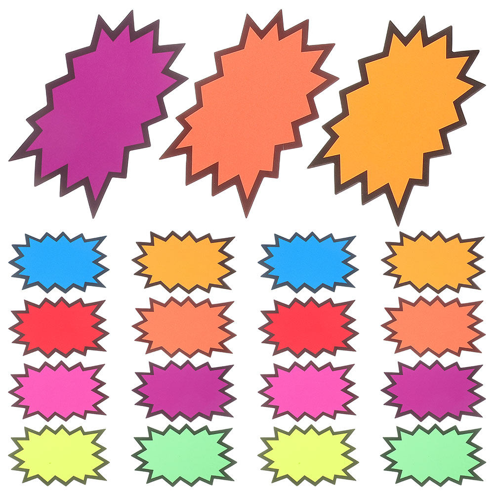160 stuks kleurrijke prijskaar - Yard Sign Blank recensie en prijs