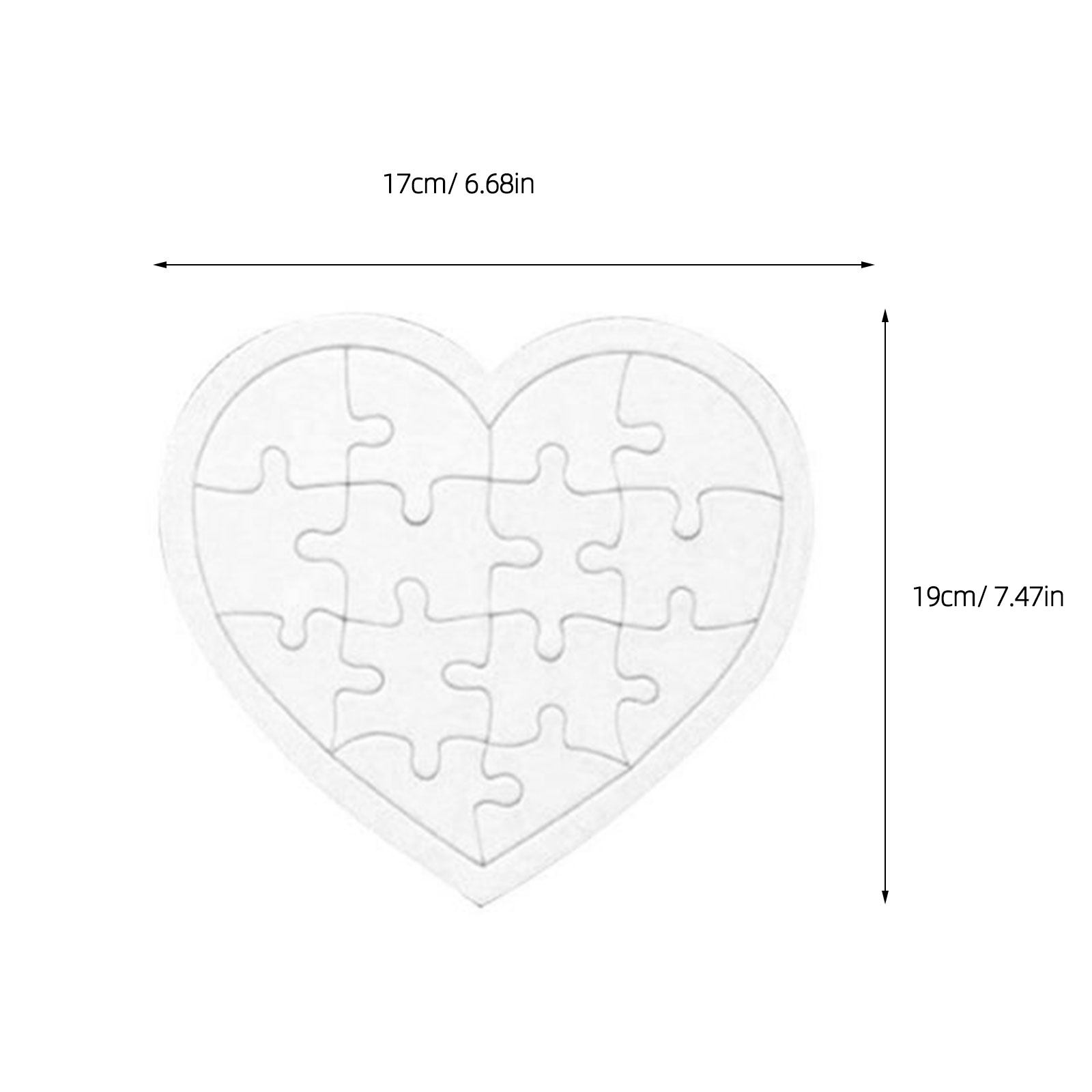 4-delige blanco puzzelset voor - Puzzle Blank White recensie en prijs