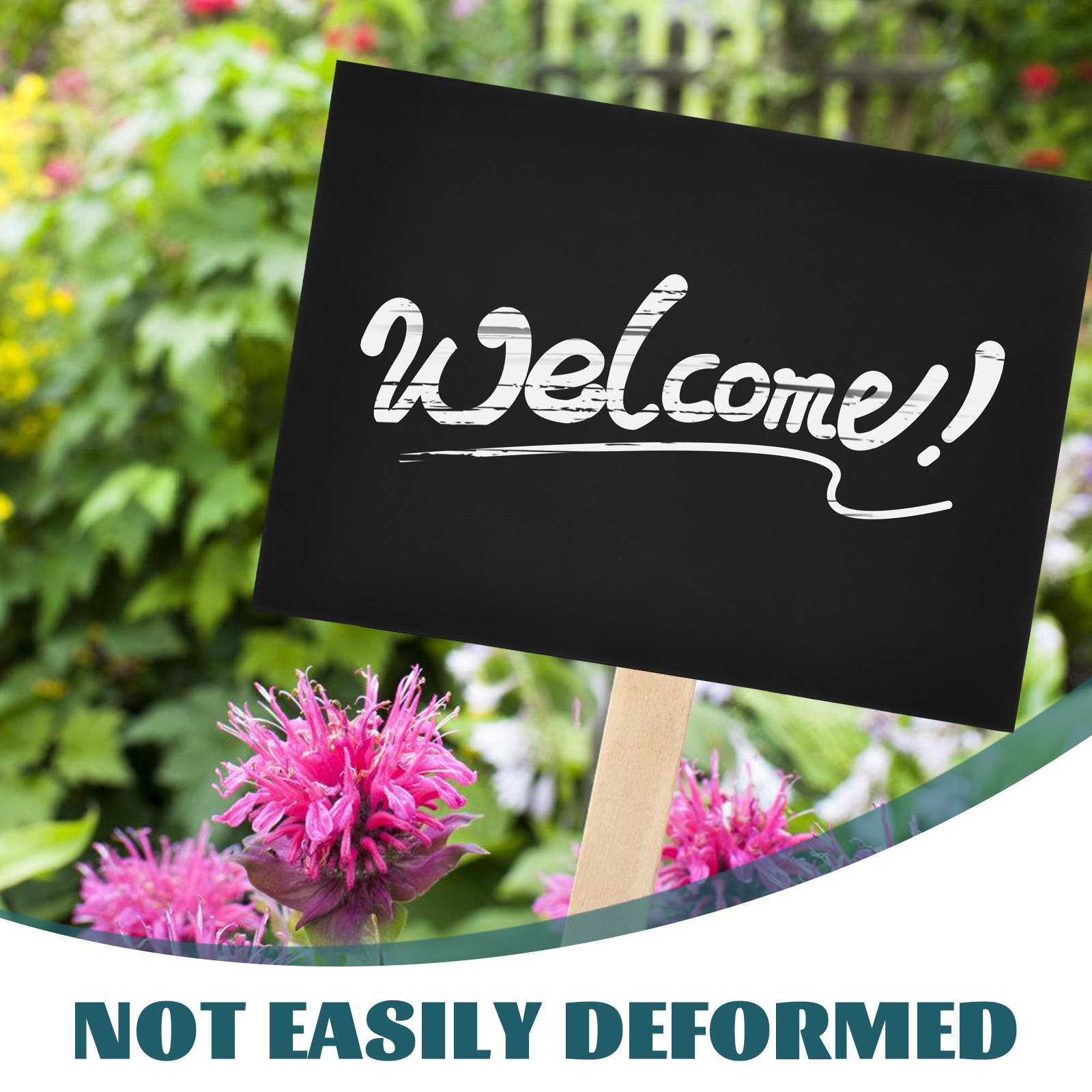 2 stuks strakke zwarte blanco  - Yard Sign Blank recensie en prijs