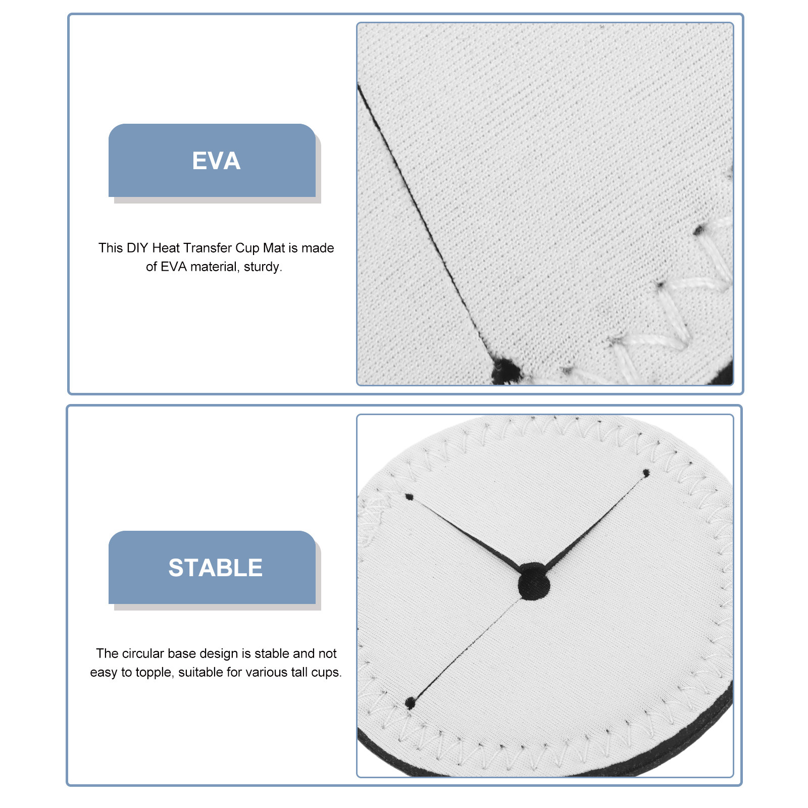 4 stuks ronde, blanco hittetra - Coaster Sublimation Blank recensie en prijs